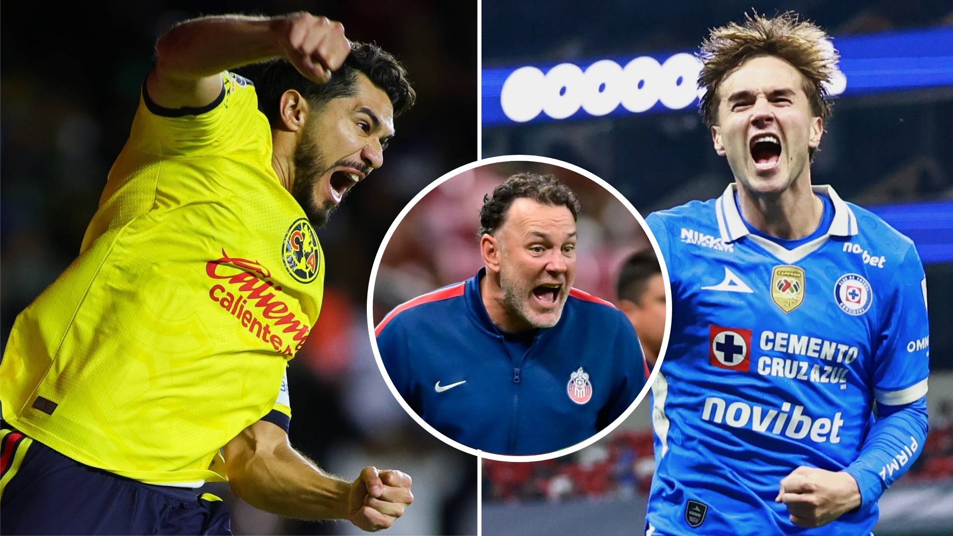Henry Martín / Gabriel Milito / Agustín Palavecino MEXSPORT