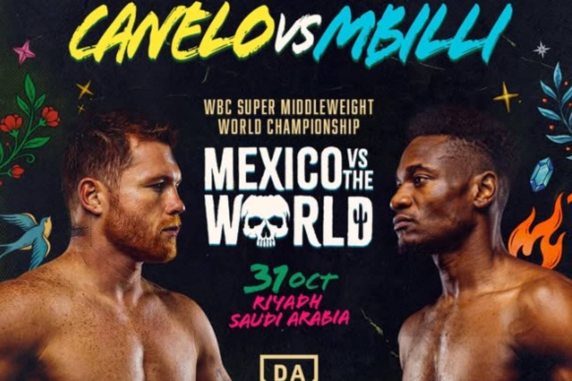 Christian Mbilli vs. Canelo Álvarez. Instagram @canelo