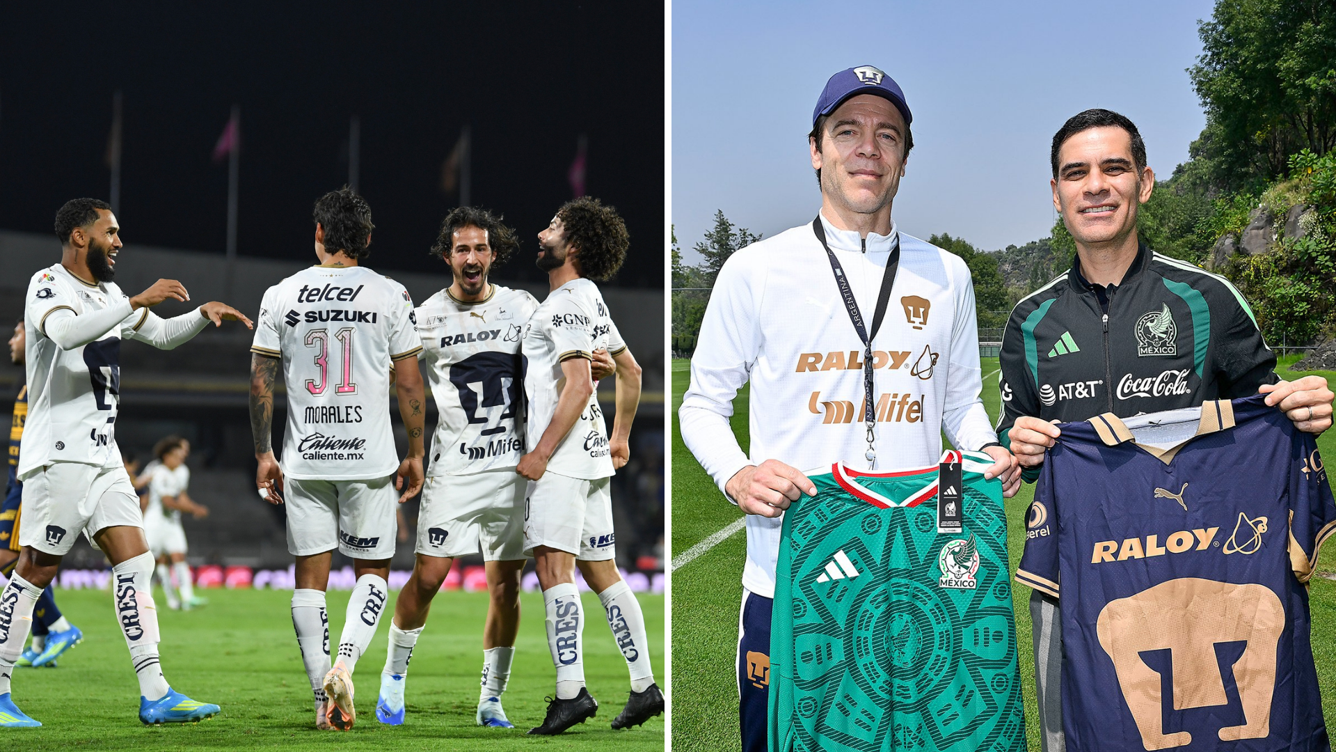 Rafa Márquez visita Cantera, Pumas quiere a sus jugadores en Selección Mexicana /X@miseleccionmx MEXSPORT