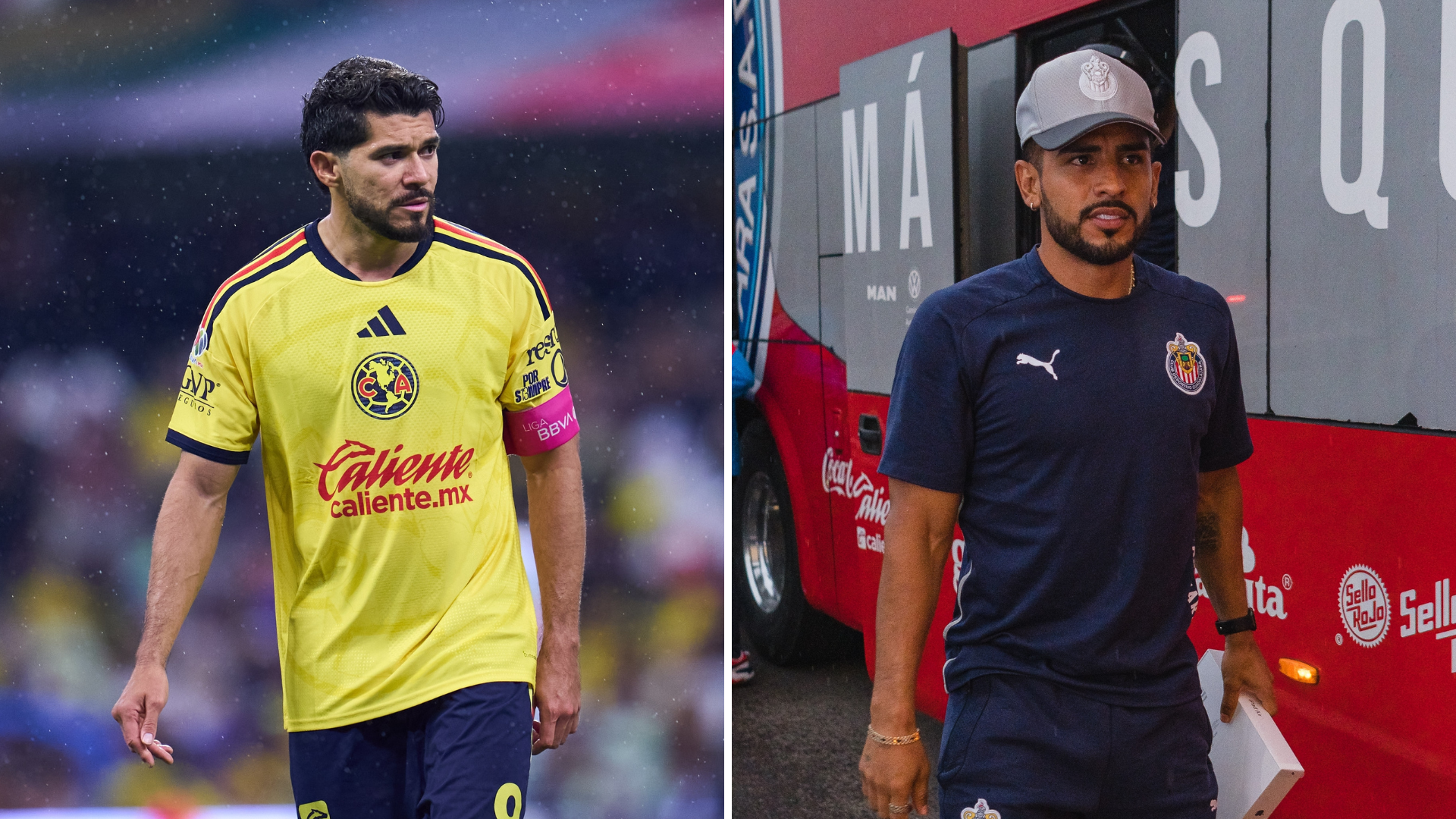 Henry Martín perdió la cabeza y quiso irse a los golpes con Miguel Ponce en un América vs Chivas /MEXSPORT