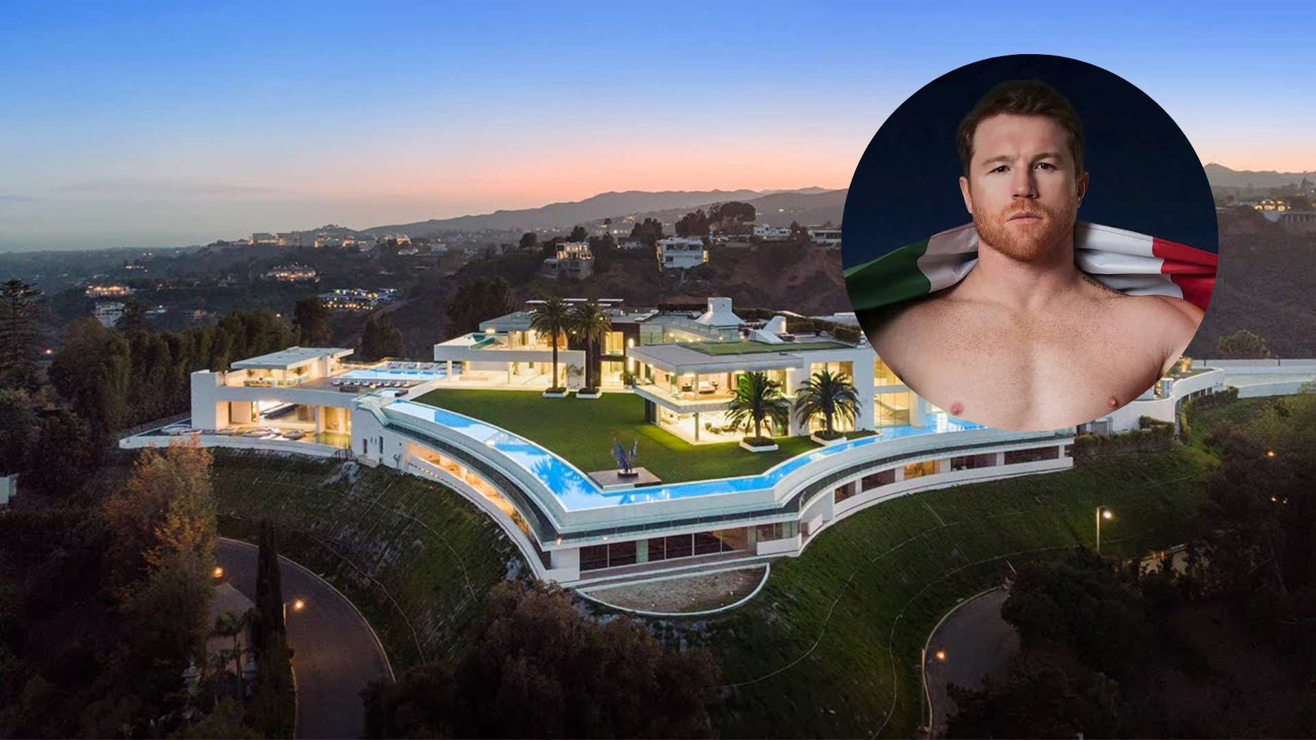 Así era la mansión de Canelo Álvarez en San Diego. / ESPECIAL