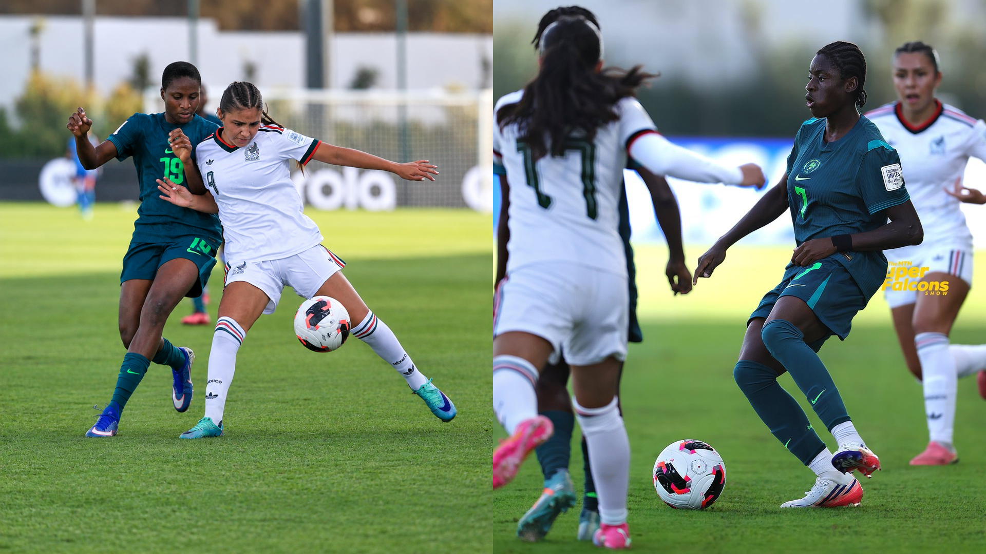 México Femenil se enfrentó a Nigeria. / ESPECIAL
