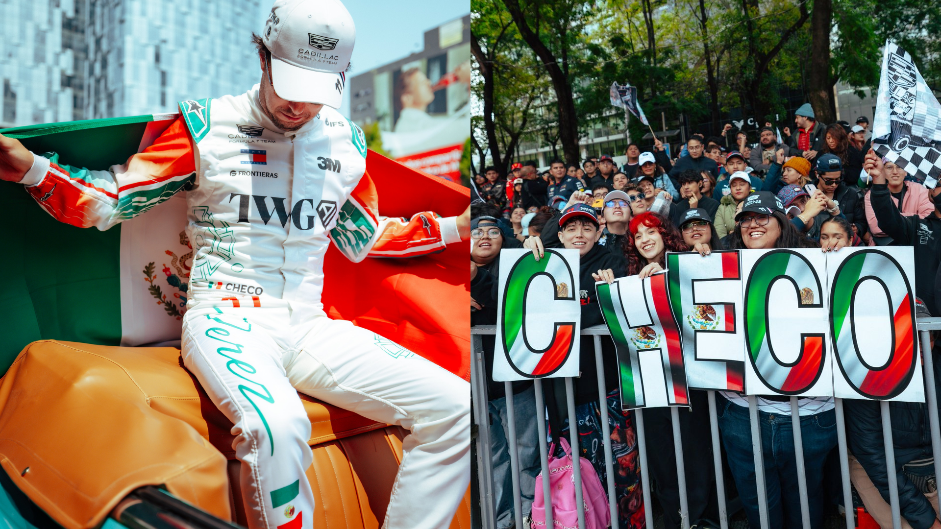 Checo Pérez es ídolo en México. / ESPECIAL