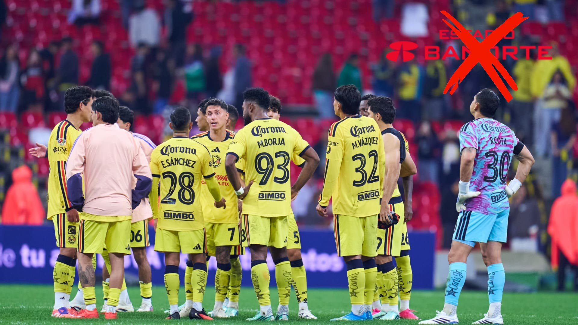 América no ha tenido buen torneo jugando como local en el Estadio Azteca (Banorte) MEXSPORT/ESPECIAL