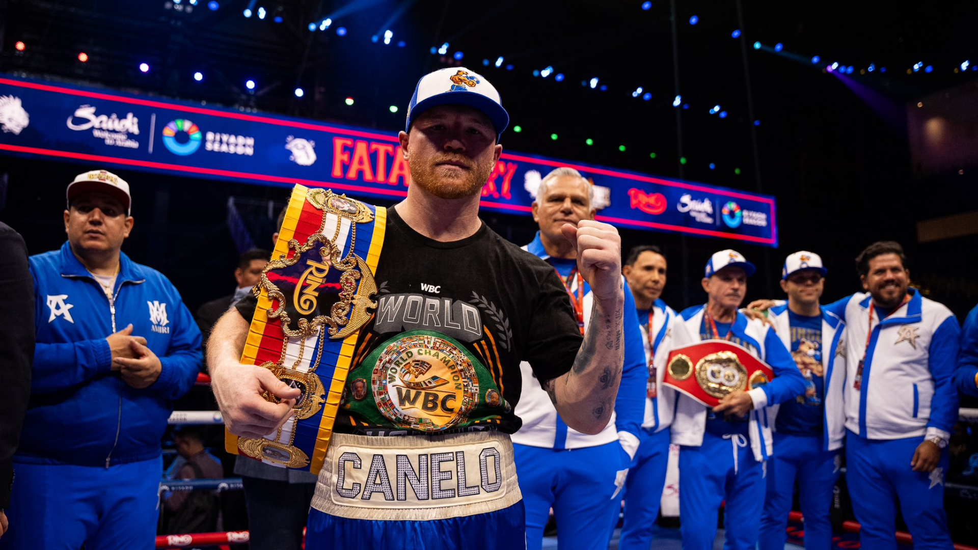 Canelo Álvarez quiere retirarse en el Estadio Banorte. / ESPECIAL