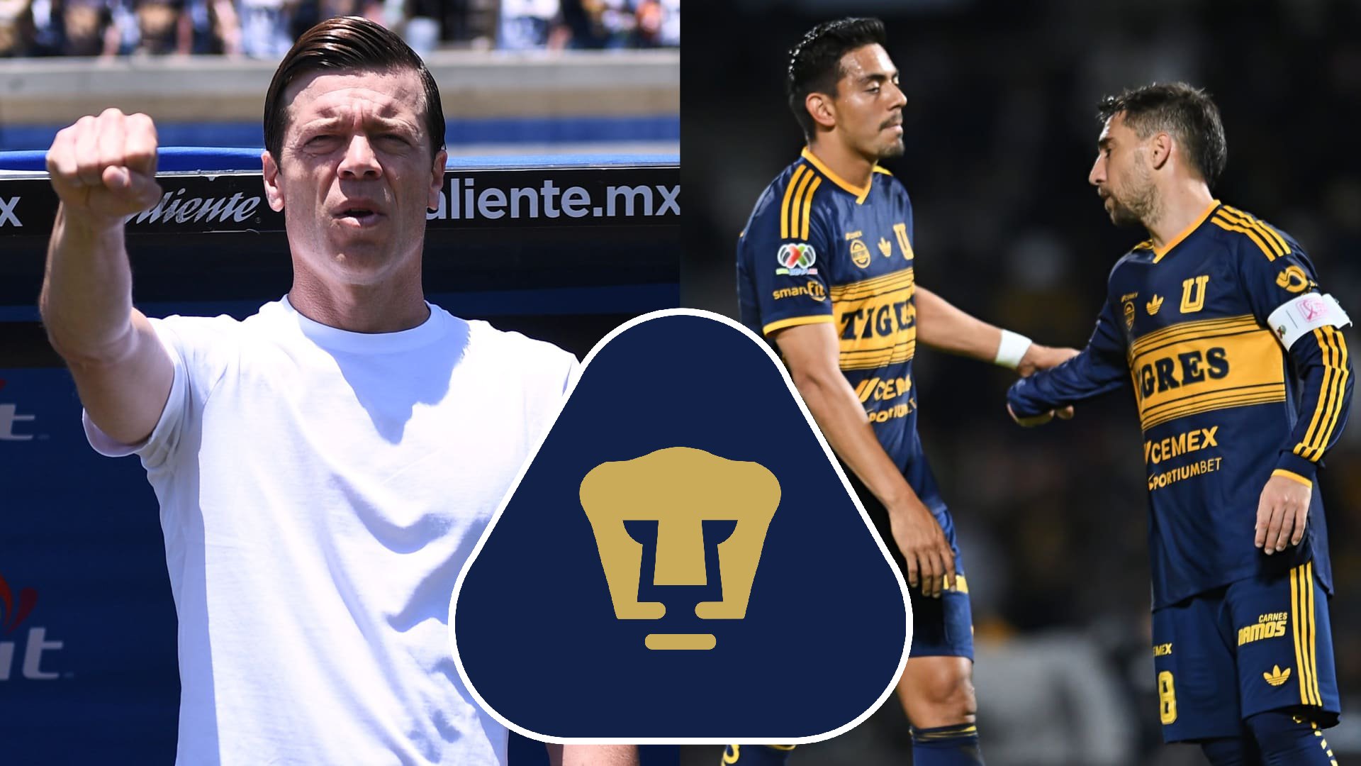 Esteban Solari y Pumas están fuera de Liguilla, pero podrían colarse. MEXSPORT/ESPECIAL