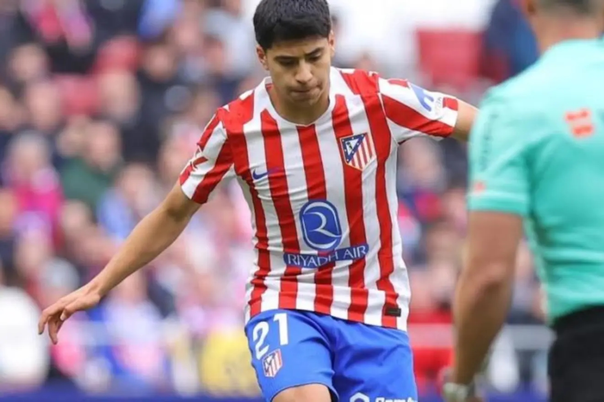 Obed Vargas, con el Atlético ATLÉTICO DE MADRID